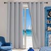 GOUBO Blackout Curtain, 1-Piece Set, 310 x 100 cm, Thermal, Light Gray view 1