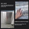 304 Stainless Steel Perforated Sheet, W10 × L500 cm / W3.93 × L196.8 in view 4