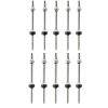 PRIOstahl M12 x 300 mm Stainless Steel Hanger Bolts with Nuts and Sealing Washers, 10-Pack view 1