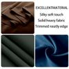 LIUJYUAN Blackout Curtains 100 x 110 cm, Thermal and Sun Protection, with Grommets, Machine Washable, Set of 1, Black view 3