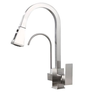 3-Way Kitchen Faucet with Filtered Water, Hot and Cold, Black