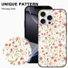 Omyzo Black Phone Case for Samsung Galaxy A21 4G 6.5", Cute Aesthetic Floral Design, Slim TPU Shockproof Case view 2