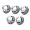DECOMELODY 5-Piece 4-Inch Round Aluminum Alloy Cake Pan Set view 1