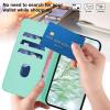 CASEONJAN Flip Wallet Case for Samsung Galaxy S23, Light Green view 2