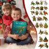 2025 Sea Turtle Advent Calendar, 24-Day Christmas Countdown with 2D Acrylic Turtle Ornament for Car, Rearview Mirror, Wall and Door Decor view 3