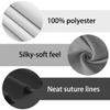 WCHENHUI Blackout Thermal Curtain with Grommets, 280 x 115 cm, Solid Color, Extra Warm, Washable, Light Gray view 3
