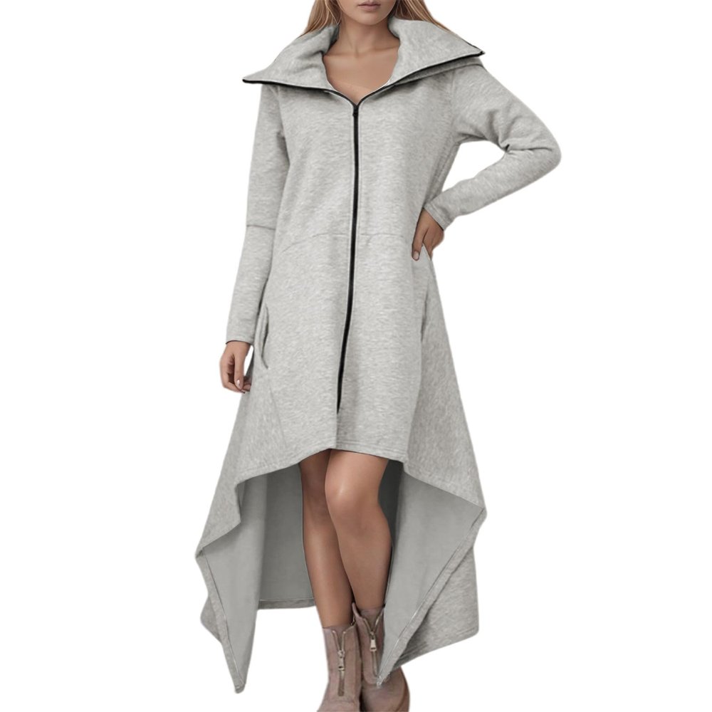 Zanisouta Women's Hooded Fleece Tunic Dress