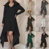 Zanisouta Women's Hooded Fleece Tunic Dress view 2