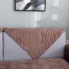 XDKS Non-Slip Chenille Sofa Cover, Coffee, 70 x 150 cm, 1 Piece view 4