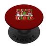 Kindergarten Teacher Xmas Snowman Adhesive PopGrip view 1