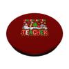 Kindergarten Teacher Xmas Snowman Adhesive PopGrip view 2