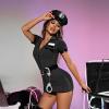 Women's Blue Police Officer Costume Set view 2