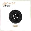 QUARKZMAN 30-Piece 12.5 mm Black Resin Buttons, 4-Hole Round Sew-On Buttons view 3