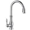 Kitchen Sink Faucet, Chrome/Gold/Nickel, Single-Handle Pull-Out Faucet view 2