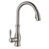 Kitchen Sink Faucet, Chrome/Gold/Nickel, Single-Handle Pull-Out Faucet view 3