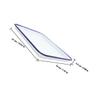 COLLBATH 2-Piece White Enamel Baking Trays, Rectangular, 26 x 18 cm view 2