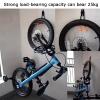 Wall-Mounted Tennis Racket Display Rack, 25 kg Capacity, Holds 6 Rackets, Black view 3