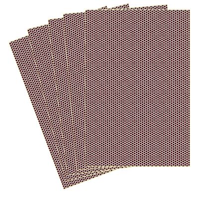 Self-Adhesive Match Striker Paper, 5 Rectangular Sheets