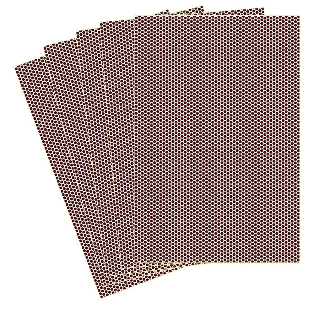 Self-Adhesive Match Striker Paper, 5 Rectangular Sheets