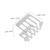 Stainless Steel Toast Rack for Four Slices, Sturdy for Cafés and Restaurants view 2