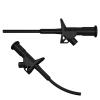 2-Pack Hook Test Clips for Electronic Testing with 4 mm Banana Sockets view 3