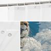 Batmerry Tiger Shower Curtain, Blue Sky Design view 4