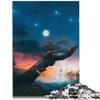 1000-Piece Wooden Puzzle for Adults, Over the Rainbow, 50 x 75 cm view 2