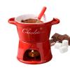 Uonguon Ceramic Fondue Cup with Dipping Fork view 1