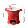Uonguon Ceramic Fondue Cup with Dipping Fork view 2