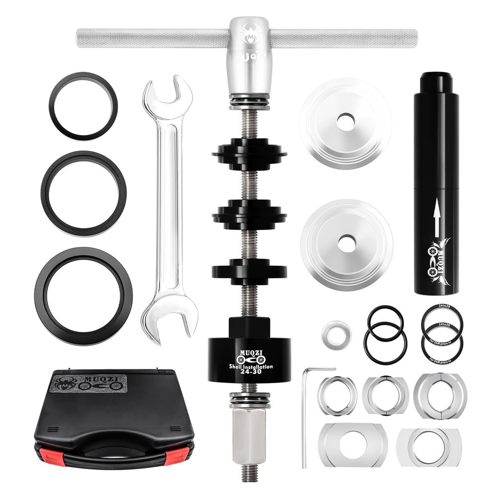 NEWFUN Bicycle Press-Fit Bottom Bracket Tool Kit for BB86/BB30/BB92/PF30, Silver