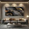ZORYAN Modern XXL Canvas Wall Art for Living Room, Luxurise Marble view 1
