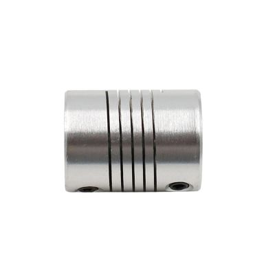GuidNaurys 19 x 25 mm Aluminum CNC Motor Jaw Shaft Coupling, 8 mm x 6.35 mm