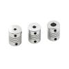 GuidNaurys 19 x 25 mm Aluminum CNC Motor Jaw Shaft Coupling, 8 mm x 6.35 mm view 2