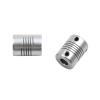 GuidNaurys 19 x 25 mm Aluminum CNC Motor Jaw Shaft Coupling, 8 mm x 6.35 mm view 3