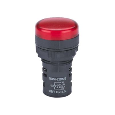 ND16 Indicator Light, ND16-22DS/2 AC/DC 12V, Red