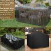 HNKDKJ Outdoor Furniture Cover, 210 x 130 x 80 cm, 420D Oxford, Waterproof and UV-Resistant view 4