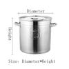 CWCQGH Stainless Steel Soup Pot with Lid, 45 L, Silver, 40 x 40 cm view 2