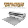 HBOOMOEM Heating Insulation Foil with Foam Core, Heat-Reflective, for Floors, Roofs, Garages, Windows, Sheds, Cars and Kennels (400 cm/157.5 in, 0.5 cm/0.2 in) view 3