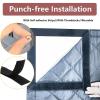 Winter Window Insulation Kit, Thermal Interior Window Film, Weatherproof, Brown, 26 x 63 in / 65 x 160 cm view 4