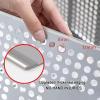 304 Stainless Steel Perforated Sheet, Round Holes, 10 cm × 400 cm, with Gloves view 2