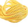 Yellow PVC Cable Markers EC-0 to EC-3, Numbers 0–9, for 1.5/2.5/4/6 mm Cables (EC-0, 1,000 pcs) view 4