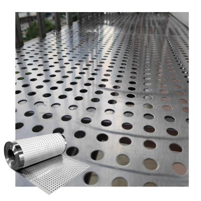 304 Stainless Steel Perforated Sheet, 75 × 200 cm