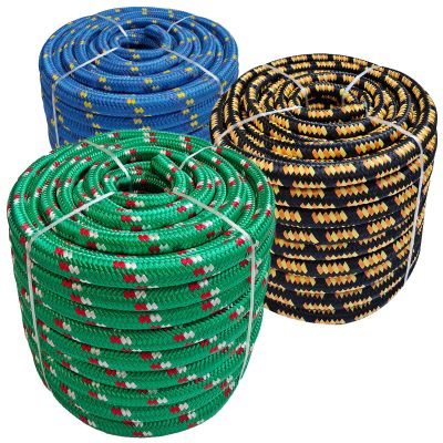 KARAT Polypropylene Rope, 20 mm, 50 m, Green-Red