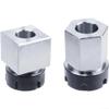 ER32 ER25 ER40 CNC Clamping Set, 2-Piece Square and Hexagonal Collet Seats for Workpiece Clamping (2-Piece ER25) view 1
