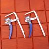 Zilimontt 300 mm Ratchet Dovetail Clamp, 2,050 N Clamping Force, Hardened Steel Construction and Quick Release for Woodworking and Workbench Applications (2-Pack) view 3