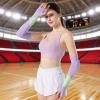 Generic Volleyball Arm Sleeves with Thumb Holes view 3