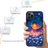 Sinyunron Phone Case for Xiaomi 15 Ultra 5G, TPU Shock-Resistant Case with Daisy Pattern and Colorful Lanyard, Daisy-01 view 2