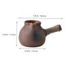 Mikinona Large-Capacity Clay Teapot for Tea, Milk, and Soup view 2