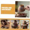 Mikinona Large-Capacity Clay Teapot for Tea, Milk, and Soup view 3