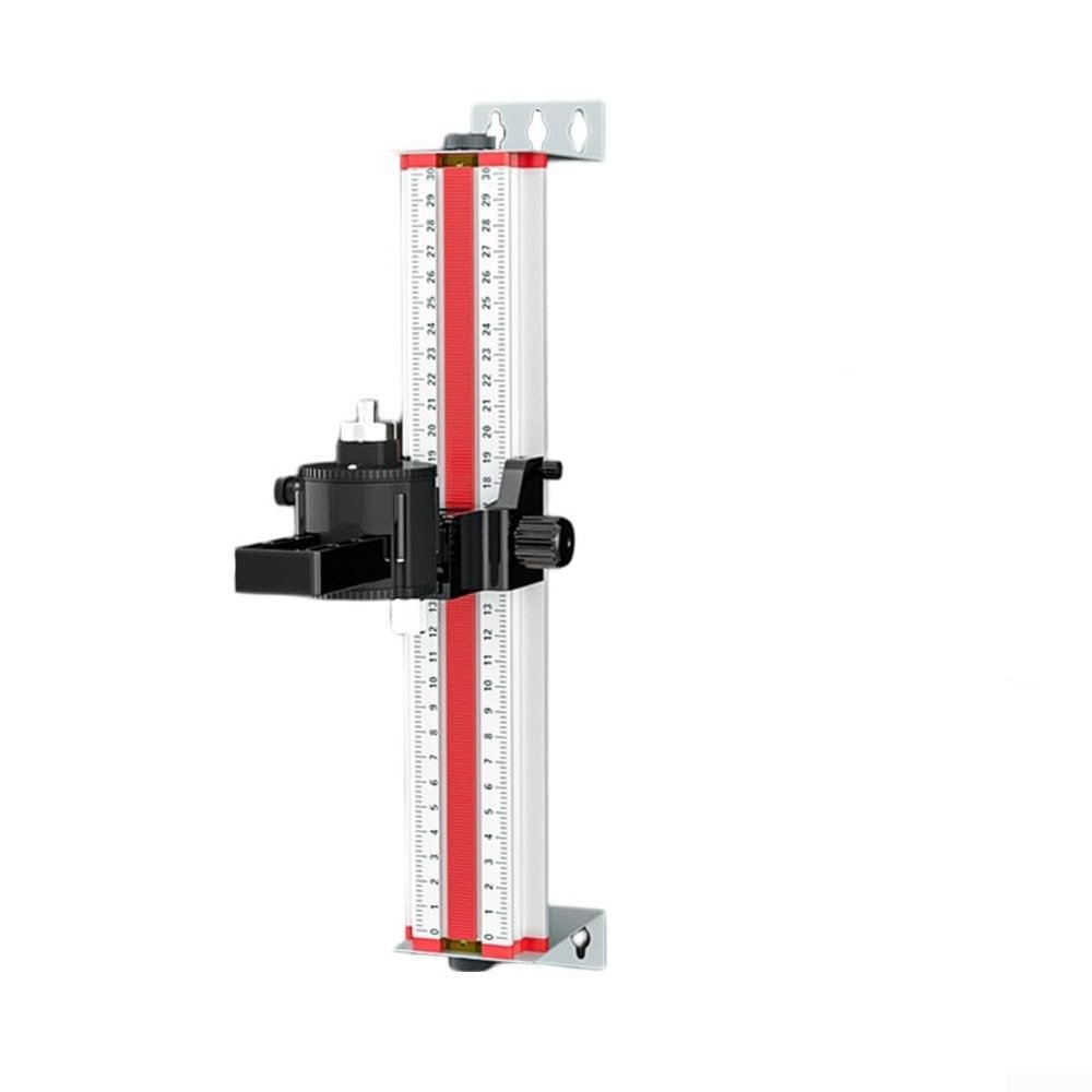 Zilimontt 30 cm Aluminum Alloy Wall Mount with Screw Adapter for Precise Height Adjustment